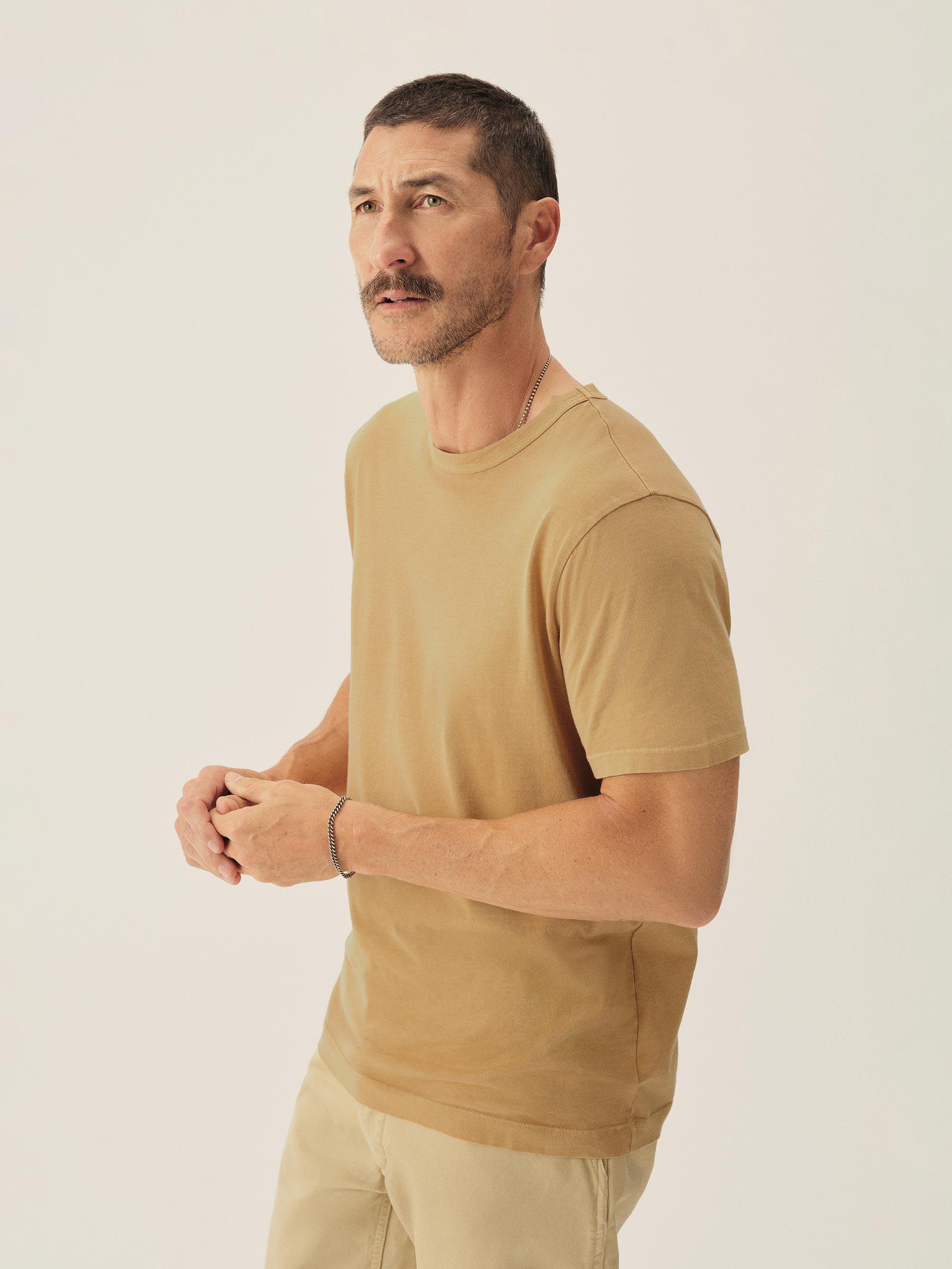 Marigold Venice Wash Pima Classic Tee Product Image