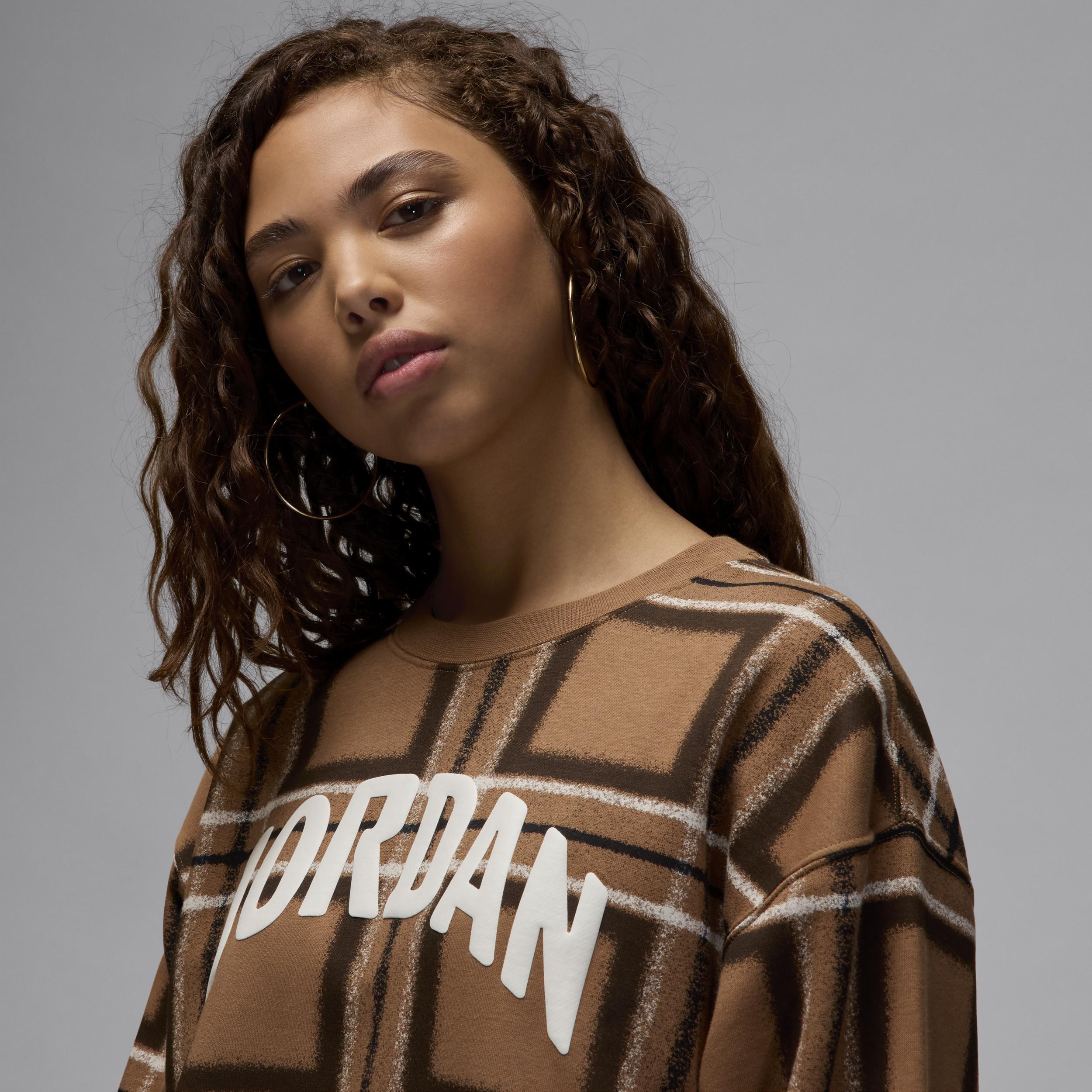 Womens Jordan Brooklyn Fleece Graphic Crew-Neck Sweatshirt Product Image