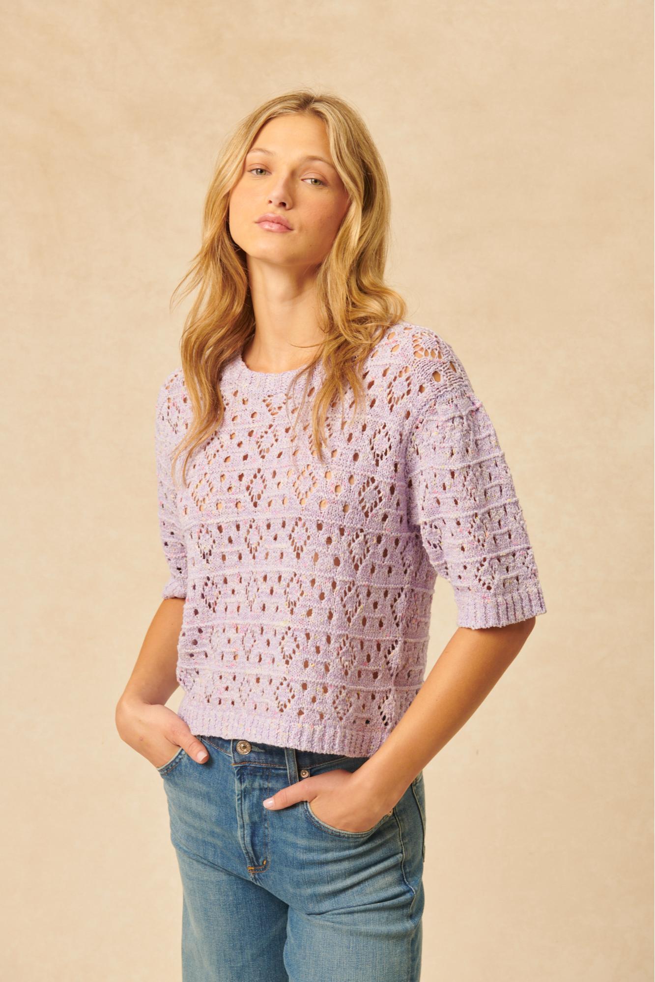 Saint Short Sleeve Sweater Product Image