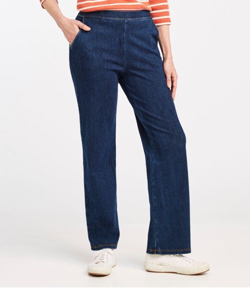 
                            Women's Perfect Fit Pants, Denim Straight-Leg
                         Product Image