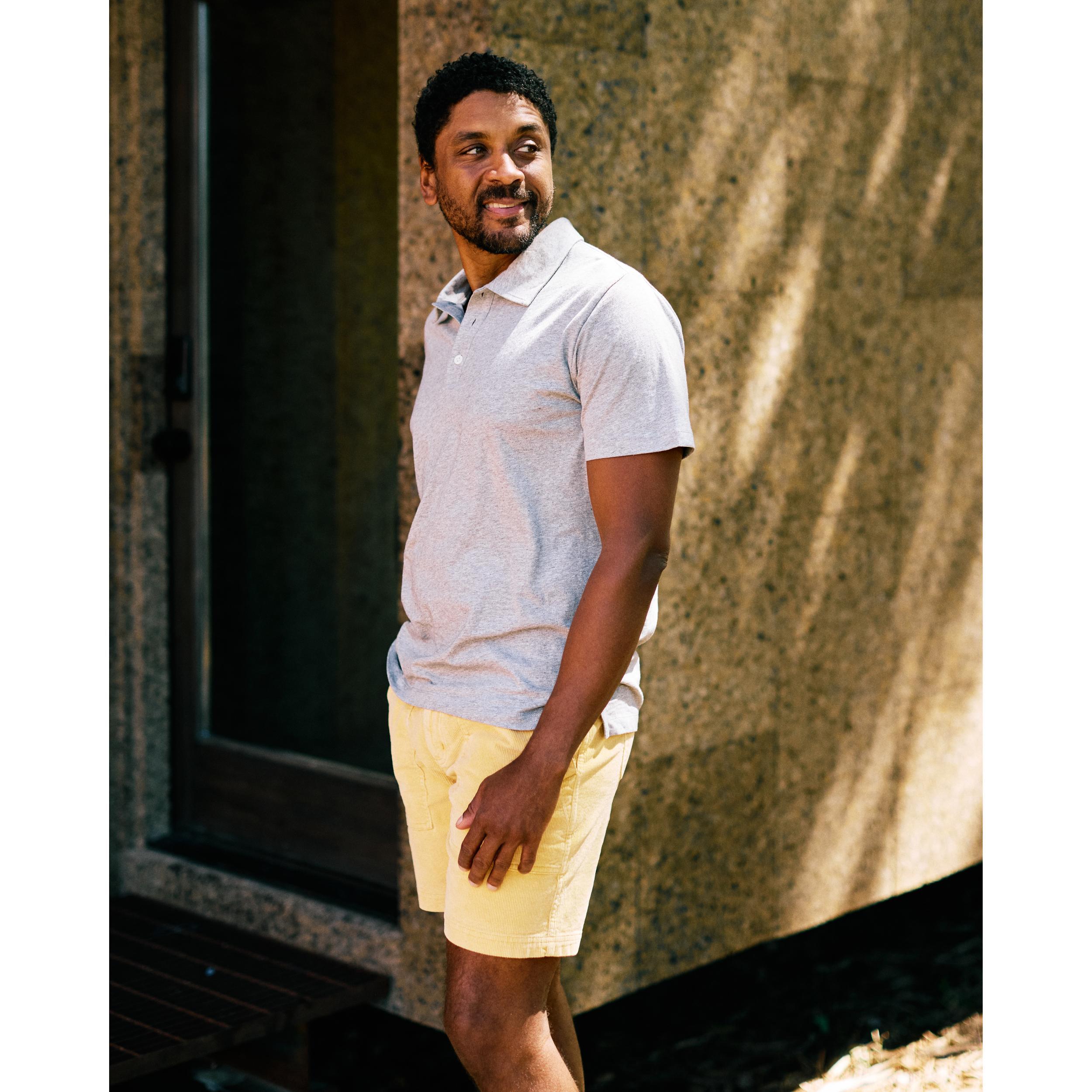 Cotton Hemp Polo Shirt Product Image