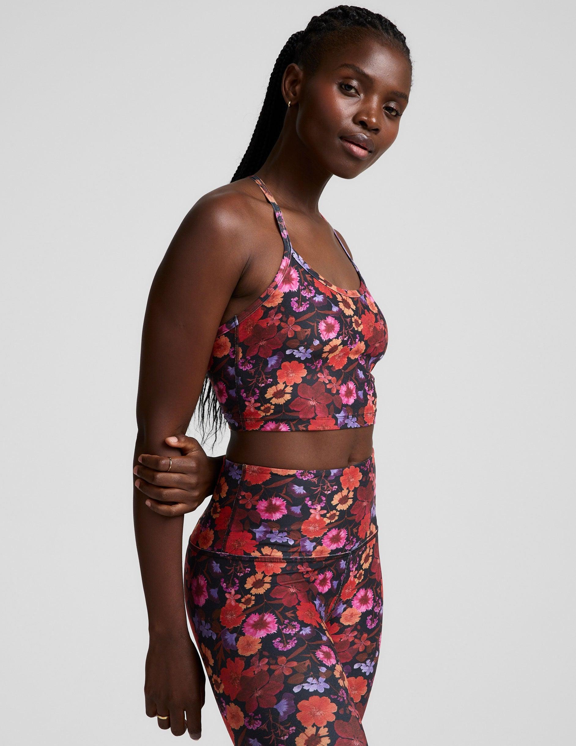 Summer Bouquet SoftMark Slim Racerback High Cropped Tank Product Image