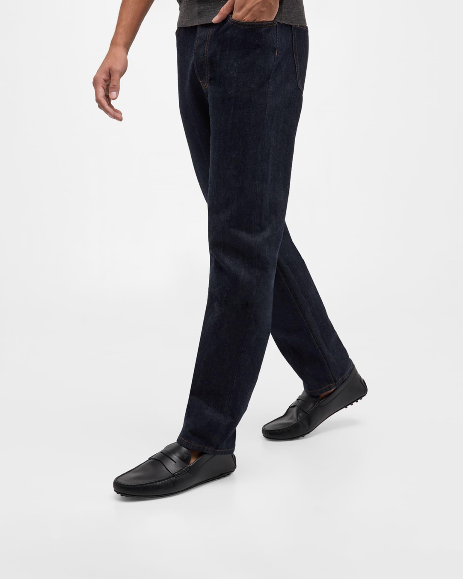 Men's Tonio Leather Penny Loafers Product Image