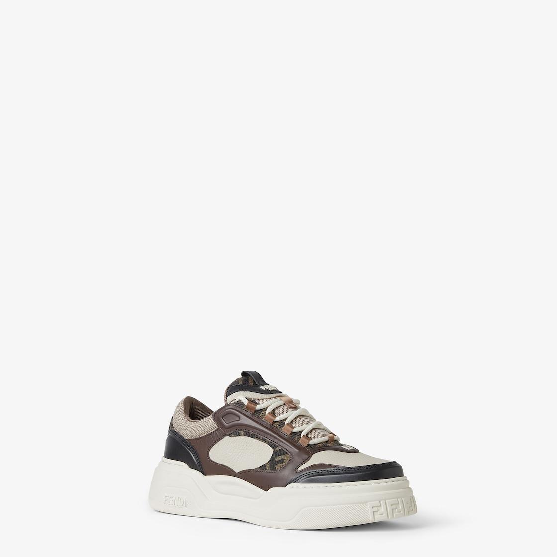 Fendi Force sneakersWhite leather low-tops Product Image