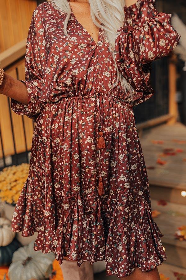 Simply Carried Away Floral Mini Dress Product Image