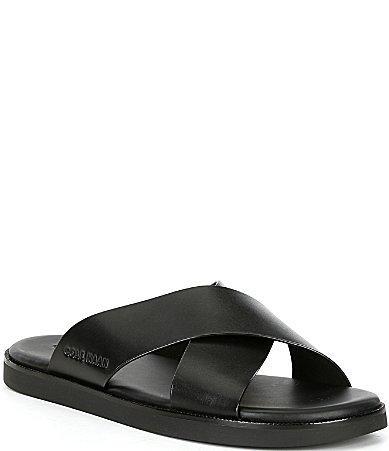 Cole Haan Mens Nantucket Cross Strap Slip On Slide Sandals Product Image