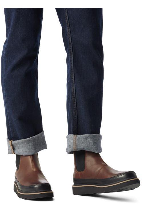 SOREL Slabtown 62 Waterproof Chelsea Boot In Tobacco/black Product Image