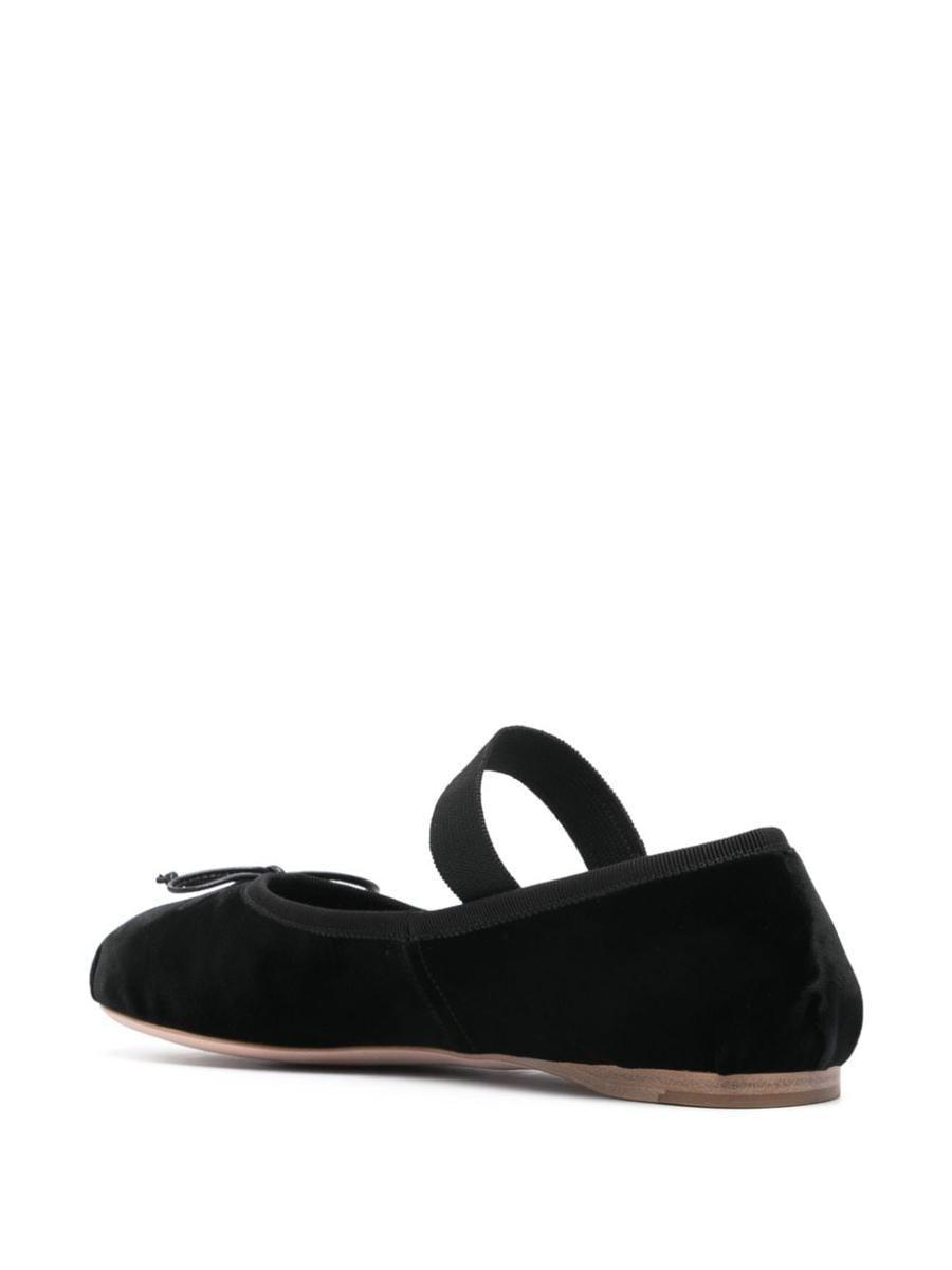 logo-strap ballerina shoes Product Image