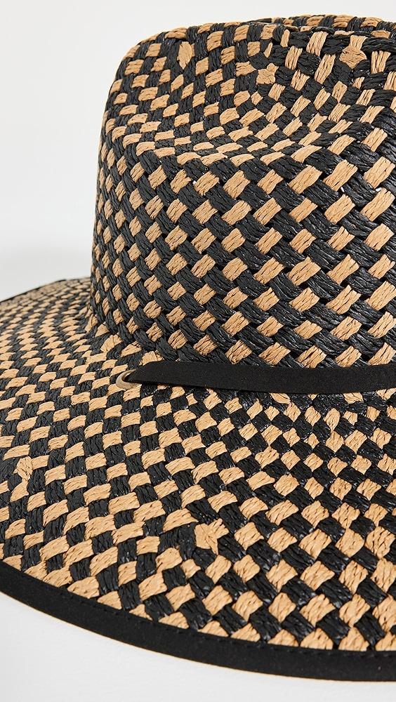 Lele Sadoughi Straw Checkered Hat | Shopbop Product Image