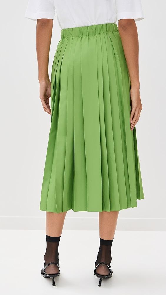 Tibi Pleated Pull-On Skirt | Shopbop Product Image