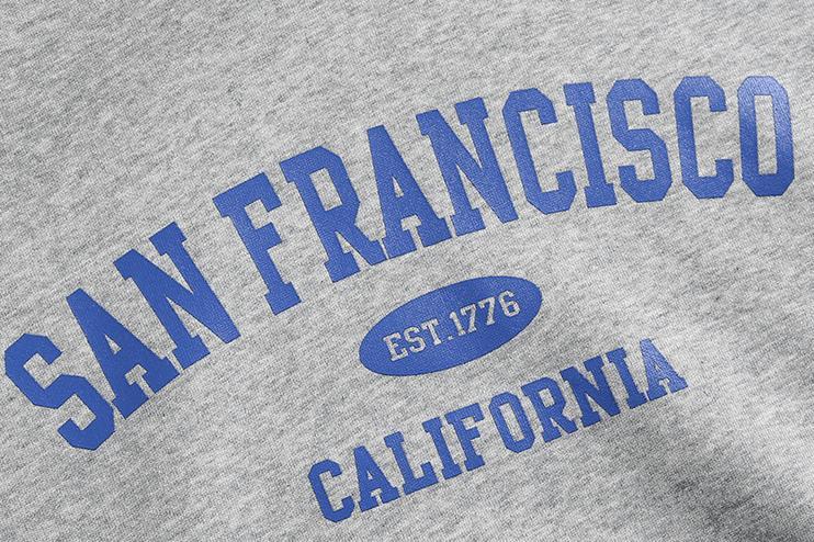 RT No. 6683 LETTERED SAN FRANCISCO PULLOVER HOODIE Product Image
