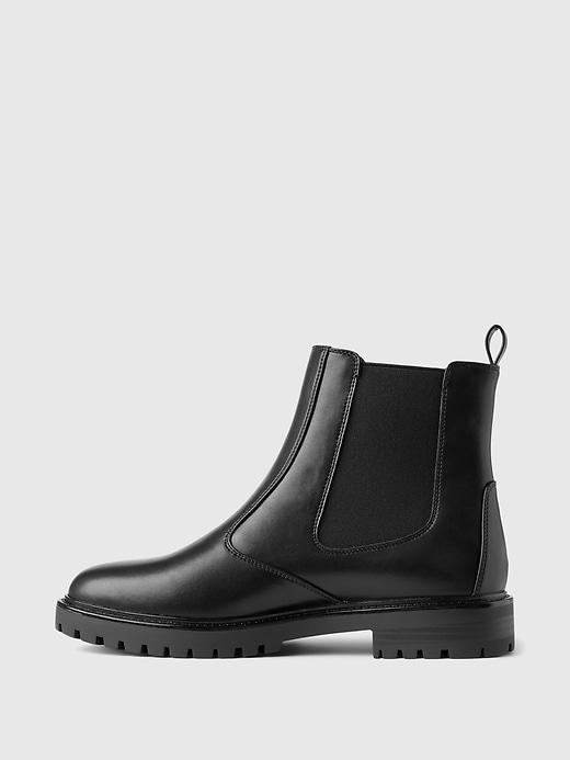Vegan Leather Chelsea Boots Product Image