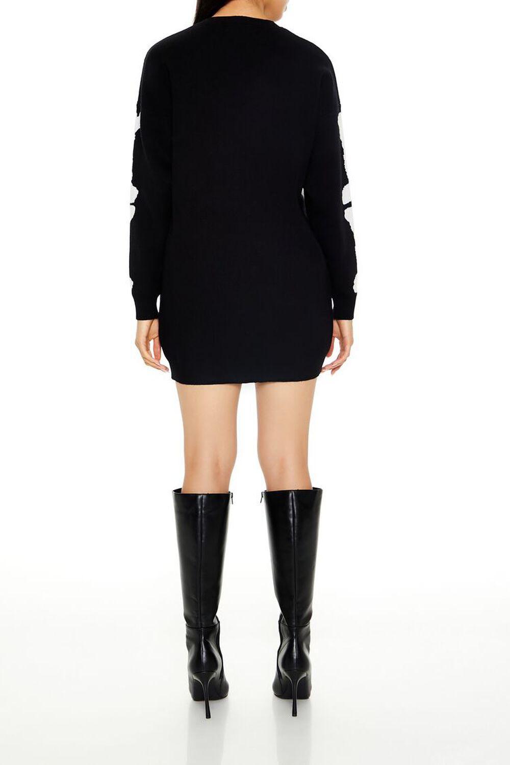 Skeleton Sweater Mini Dress | Forever 21 Product Image