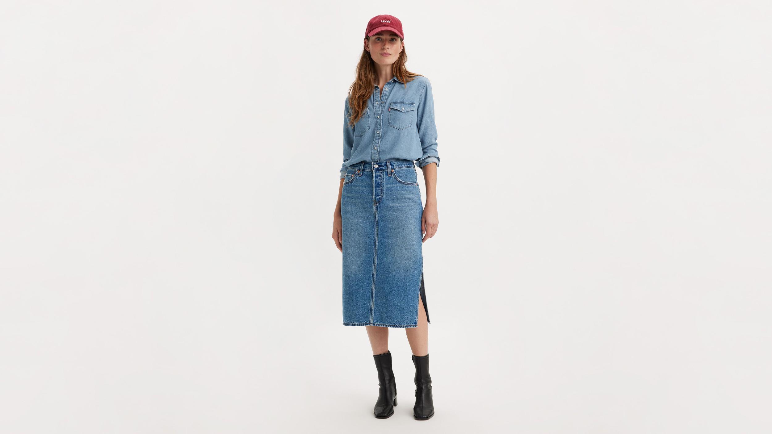 Side Slit Skirt Product Image