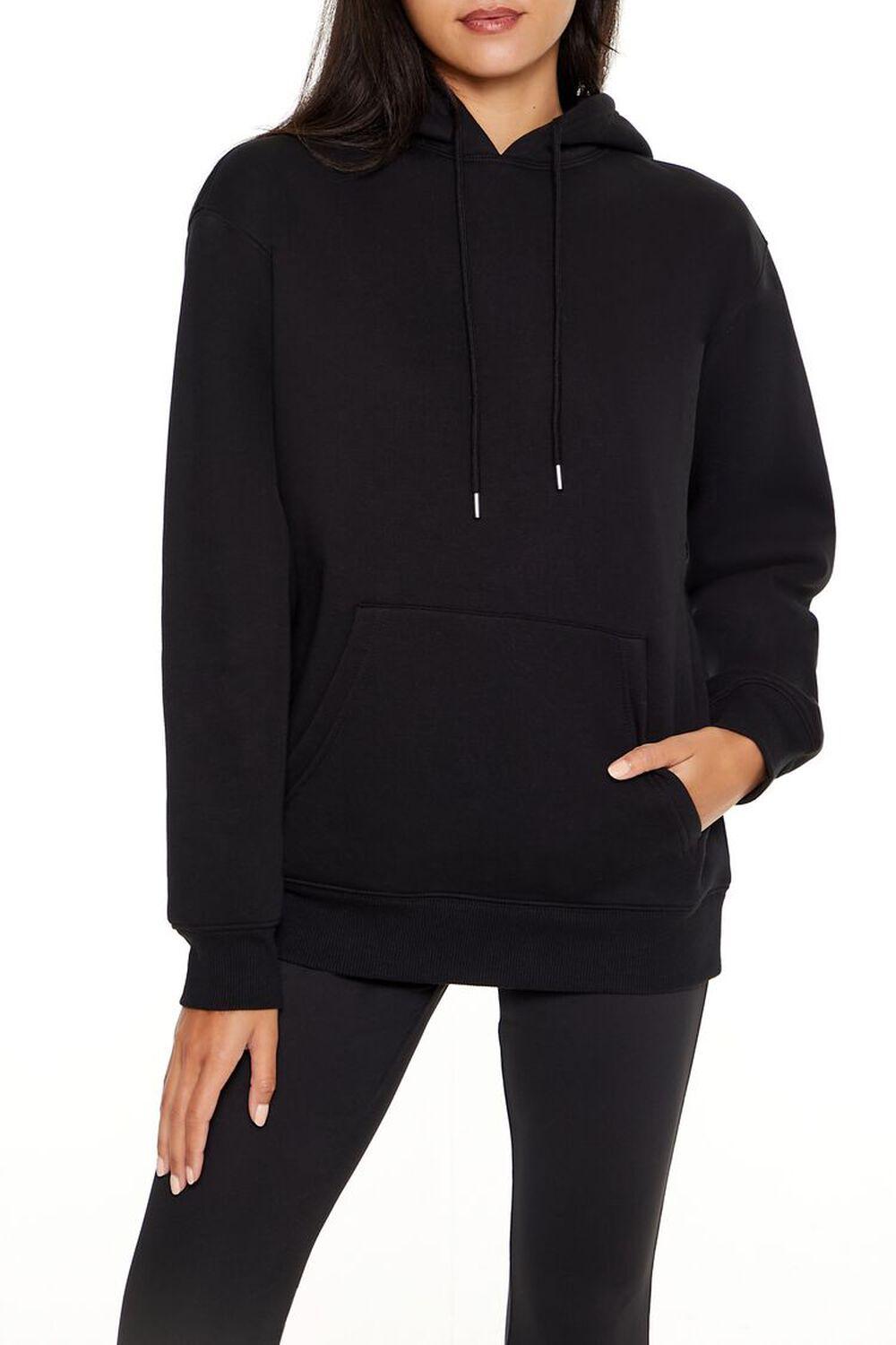 Fleece Drawstring Hoodie | Forever 21 Product Image