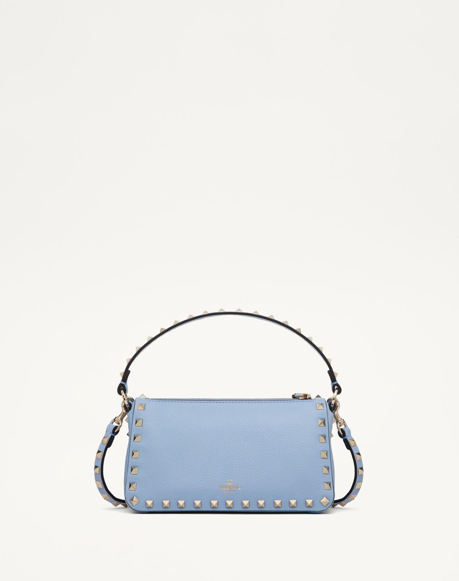 Small Rockstud Grainy Calfskin Crossbody Bag  Product Image