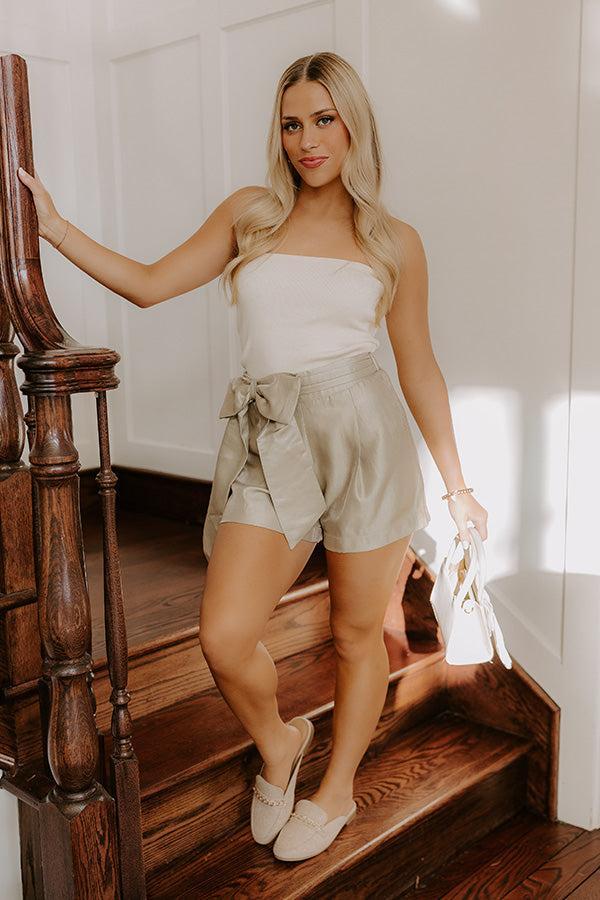 The Carlie High Waist Shorts Product Image