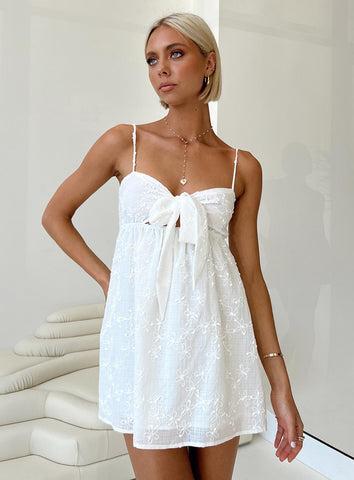 Granno Mini Dress White Product Image