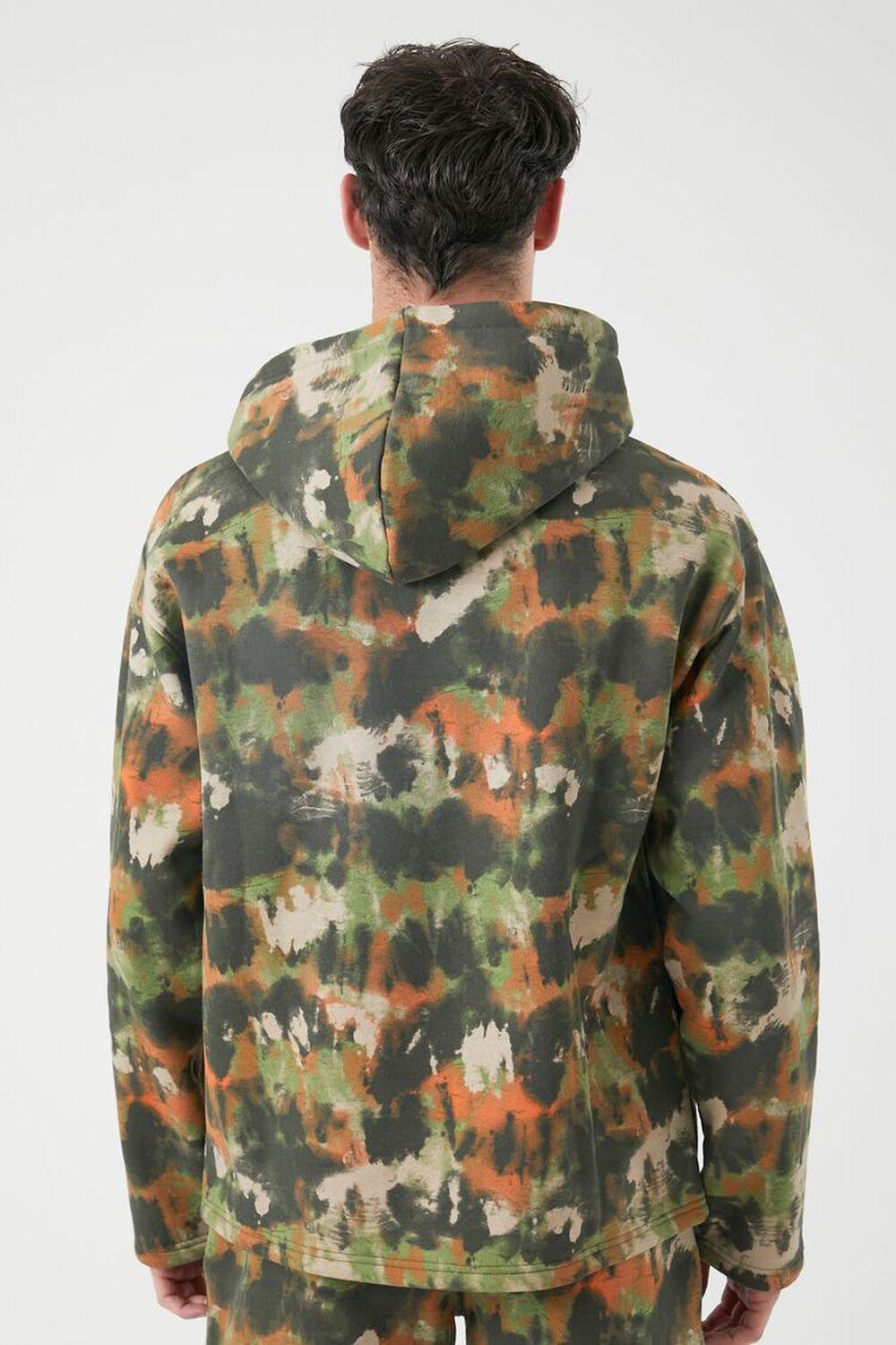 Abstract Print Drawstring Hoodie | Forever 21 Product Image