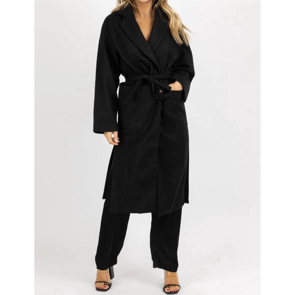 Women's OVERSIZE BELTED TRENCH COAT - Fore Product Image