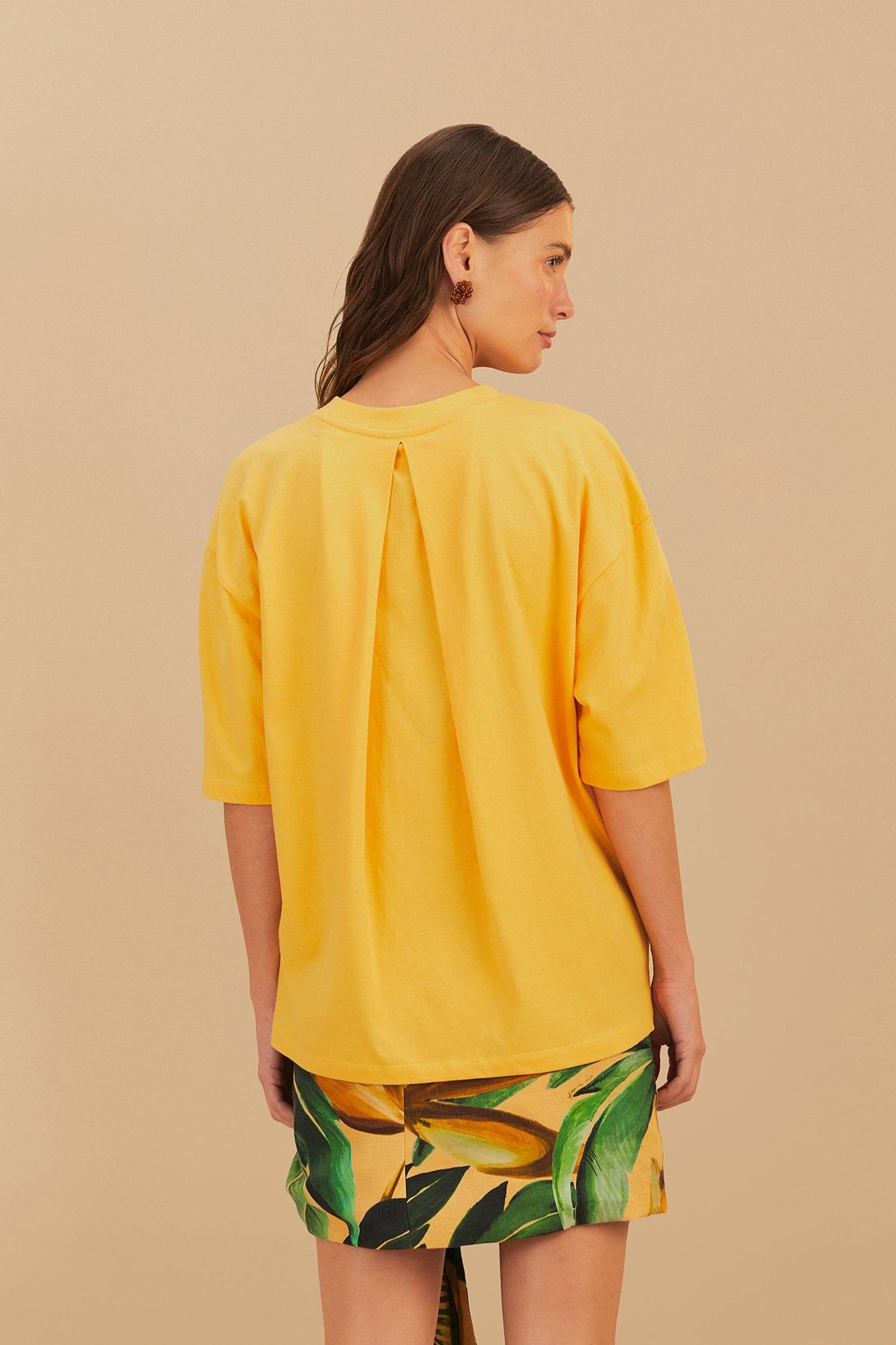 Yellow Farm Rio Organic Cotton T-Shirt, YELLOW / L Product Image
