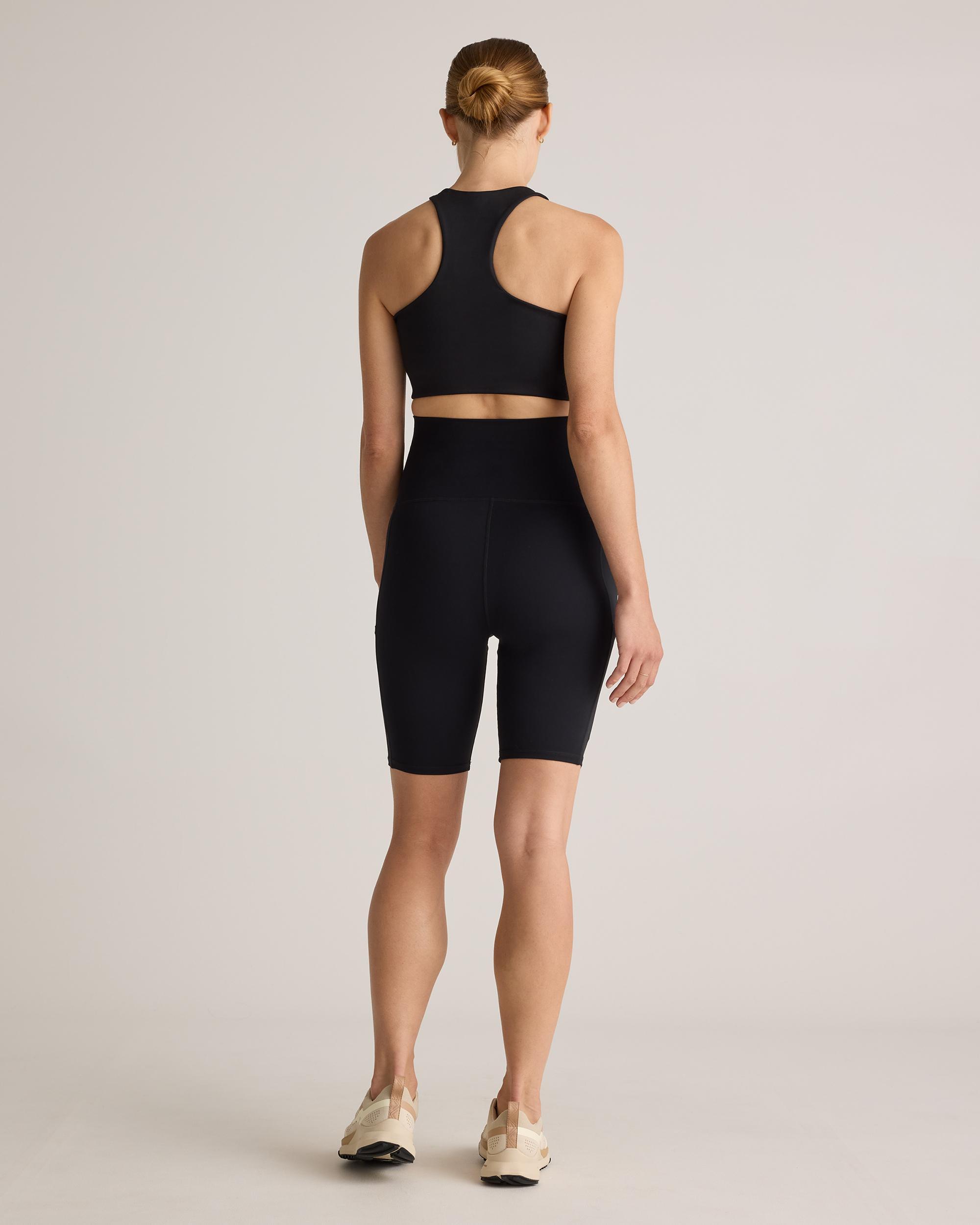 Quince | Women's Ultra-Form Maternity Pocket Bike Short 9" Size XS, Nylon/Spandex Product Image