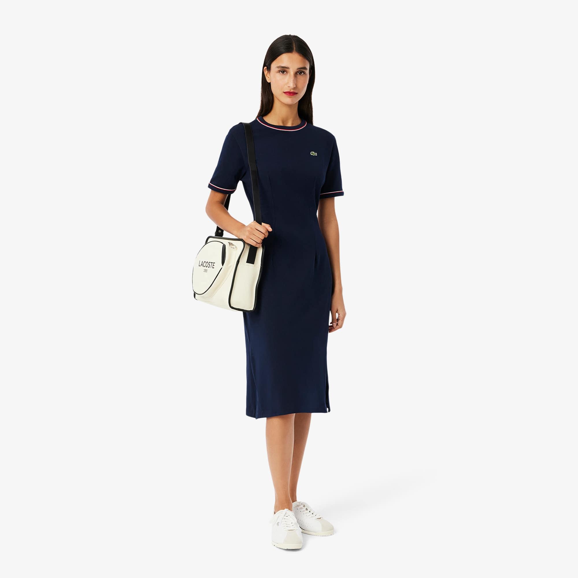 Women's Trim Accent Jersey T-Shirt Dress Product Image