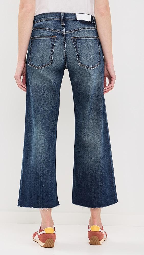 RE/DONE Mid Rise Wide Leg Crop Jeans | Shopbop Product Image