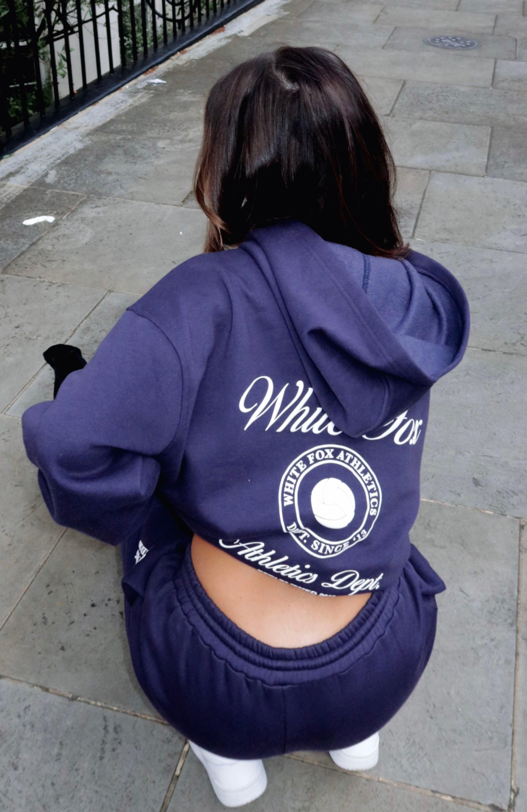 Athletics Department Oversized Hoodie Navy Product Image