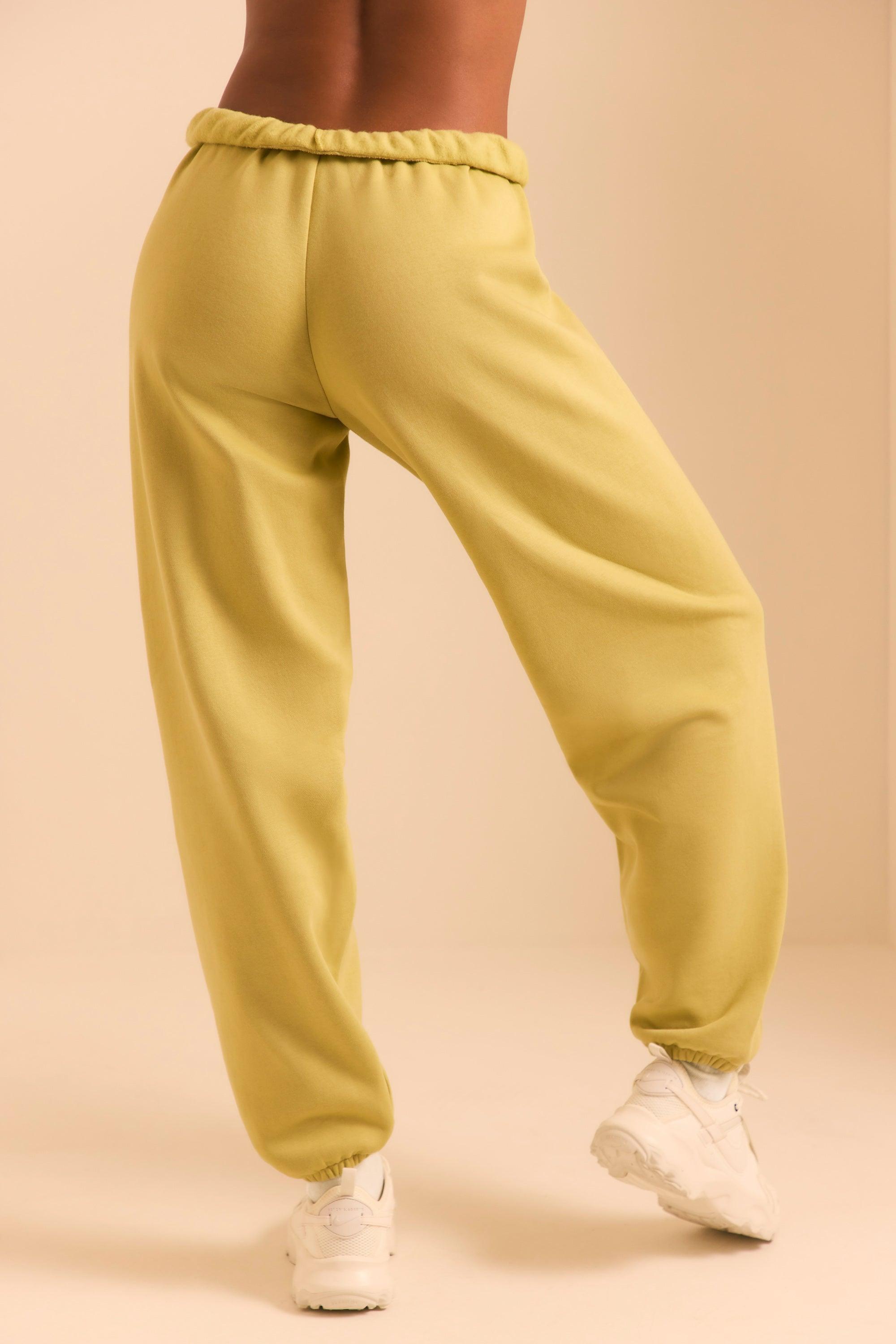 Relaxed Fit Joggers in Matcha Green Product Image