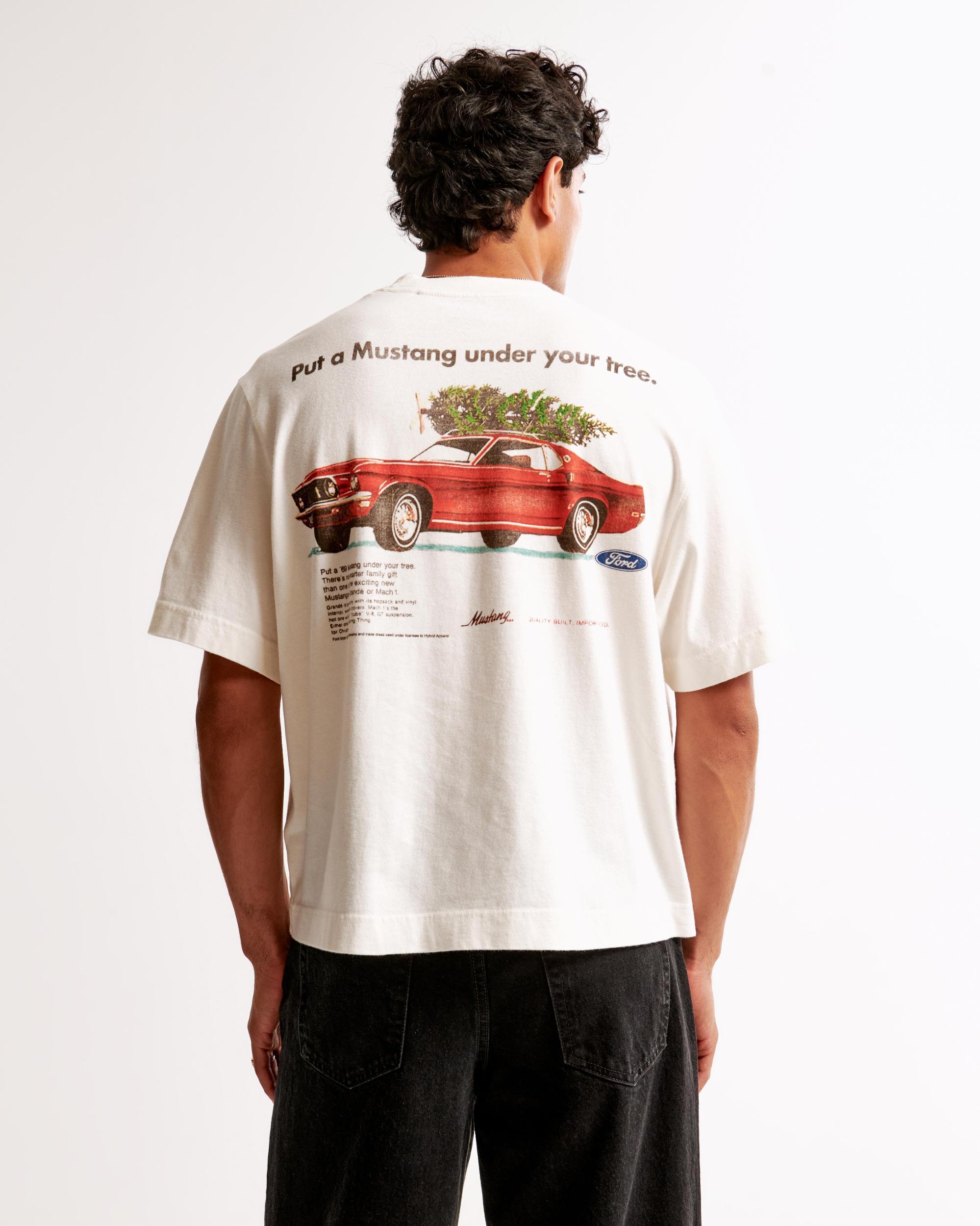 Cropped Mustang Graphic Tee Product Image