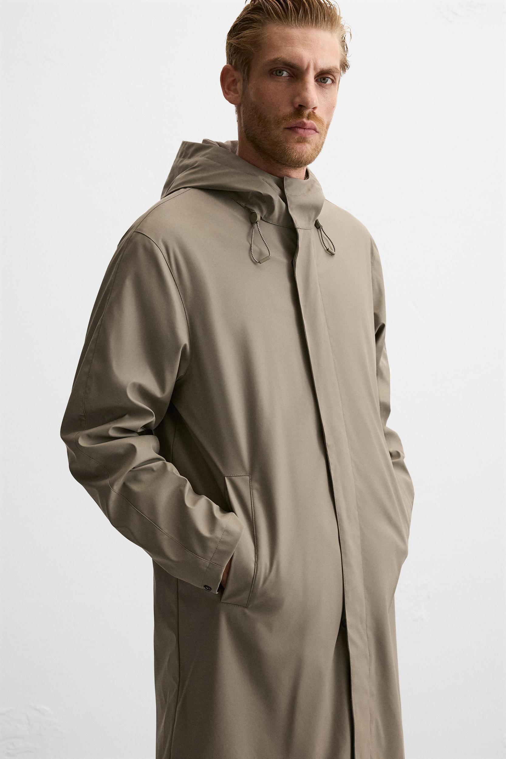 HOODED RUBBERIZED PARKA Product Image