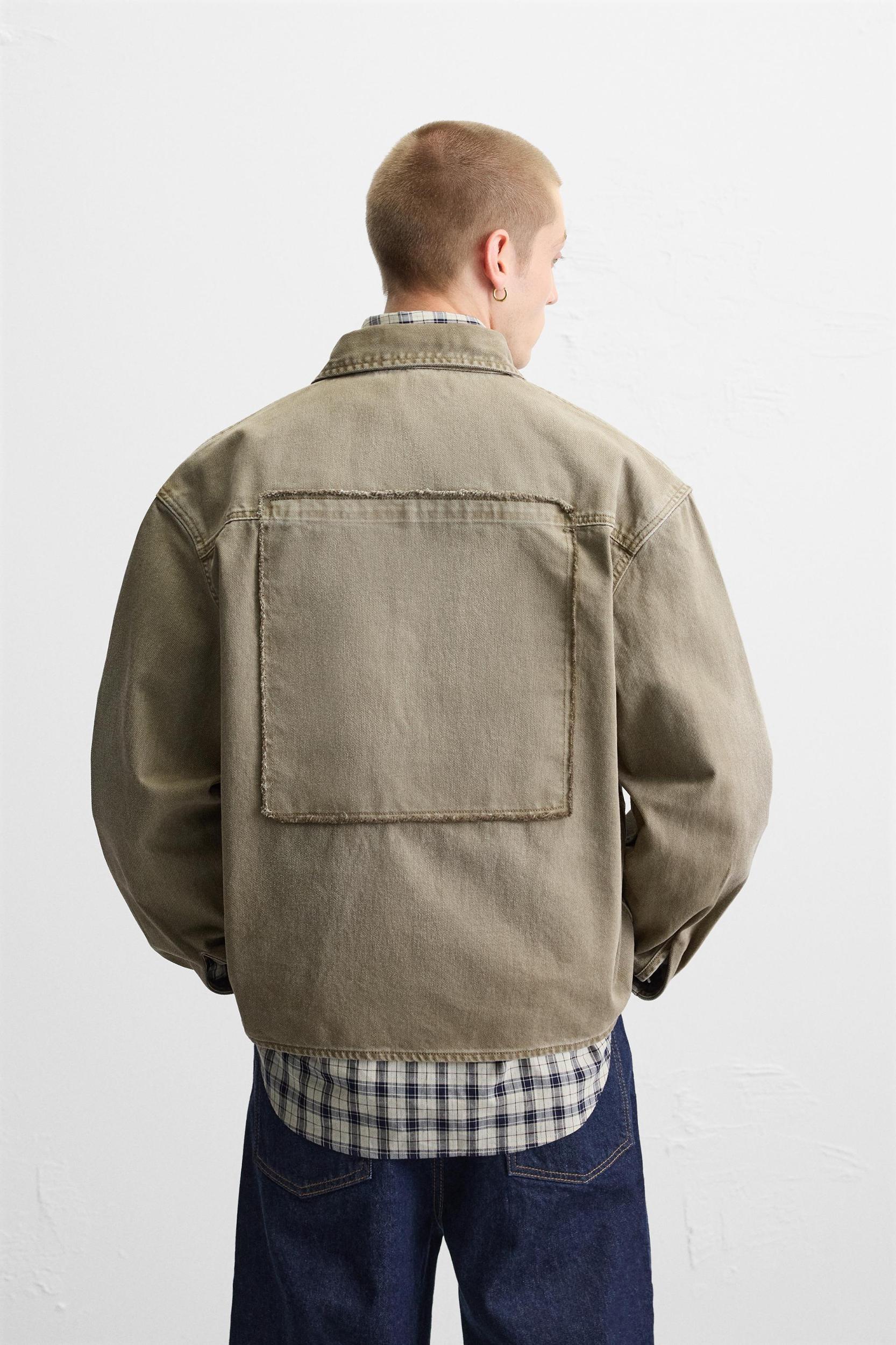 RELAXED FIT PATCH OVERSHIRT Product Image