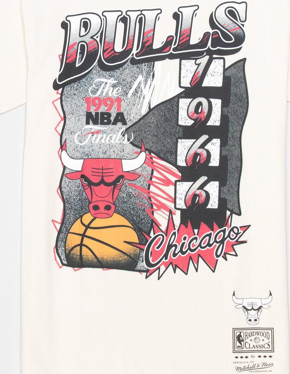 MITCHELL & NESS Chicago Bulls Overspray Mens Tee Product Image