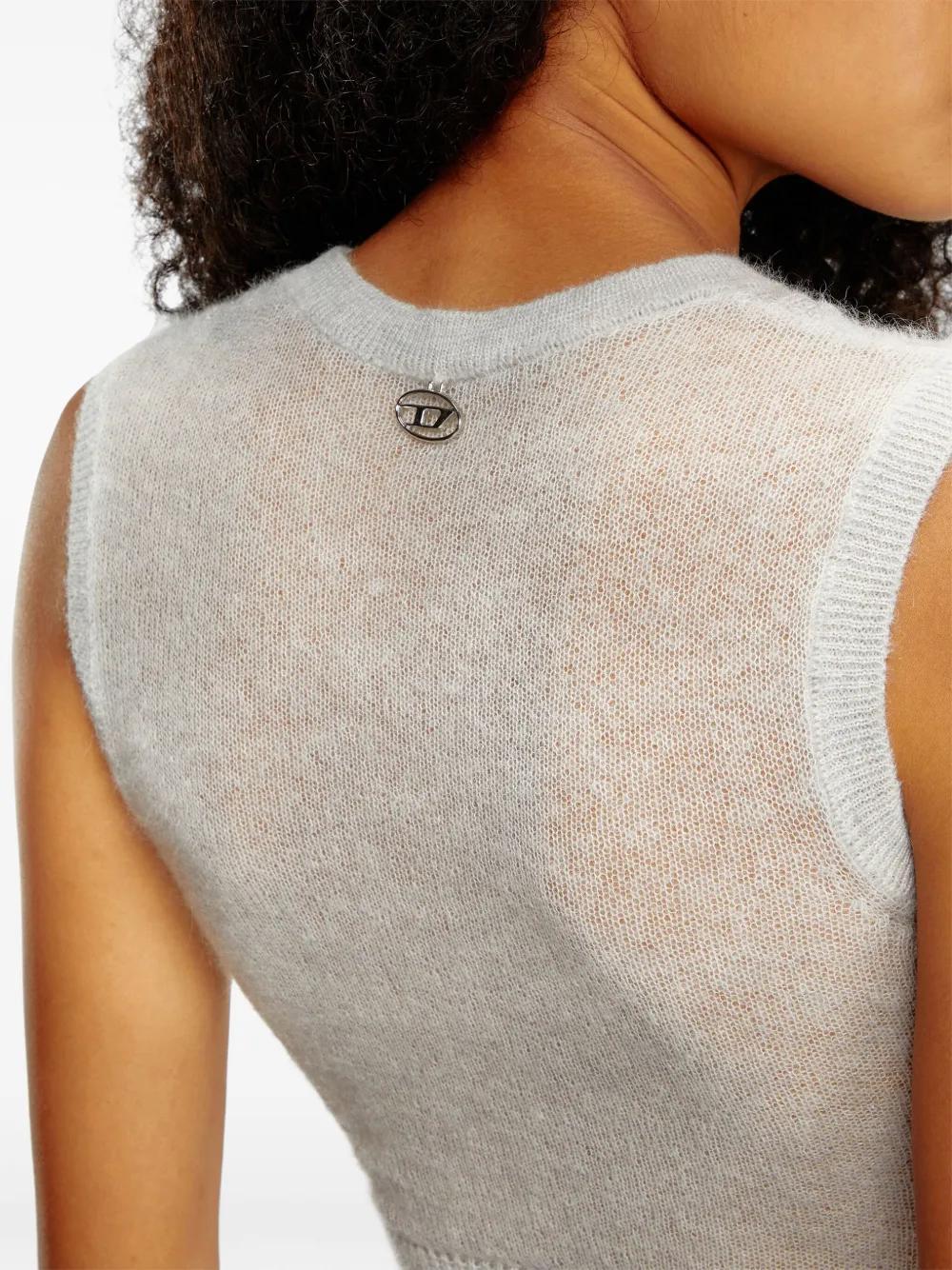 M-Arostica knitted tank top Product Image