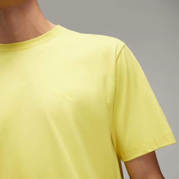 adidas Y-3 Regular Short Sleeve Tee Pure Sulfur XS Unisex Product Image