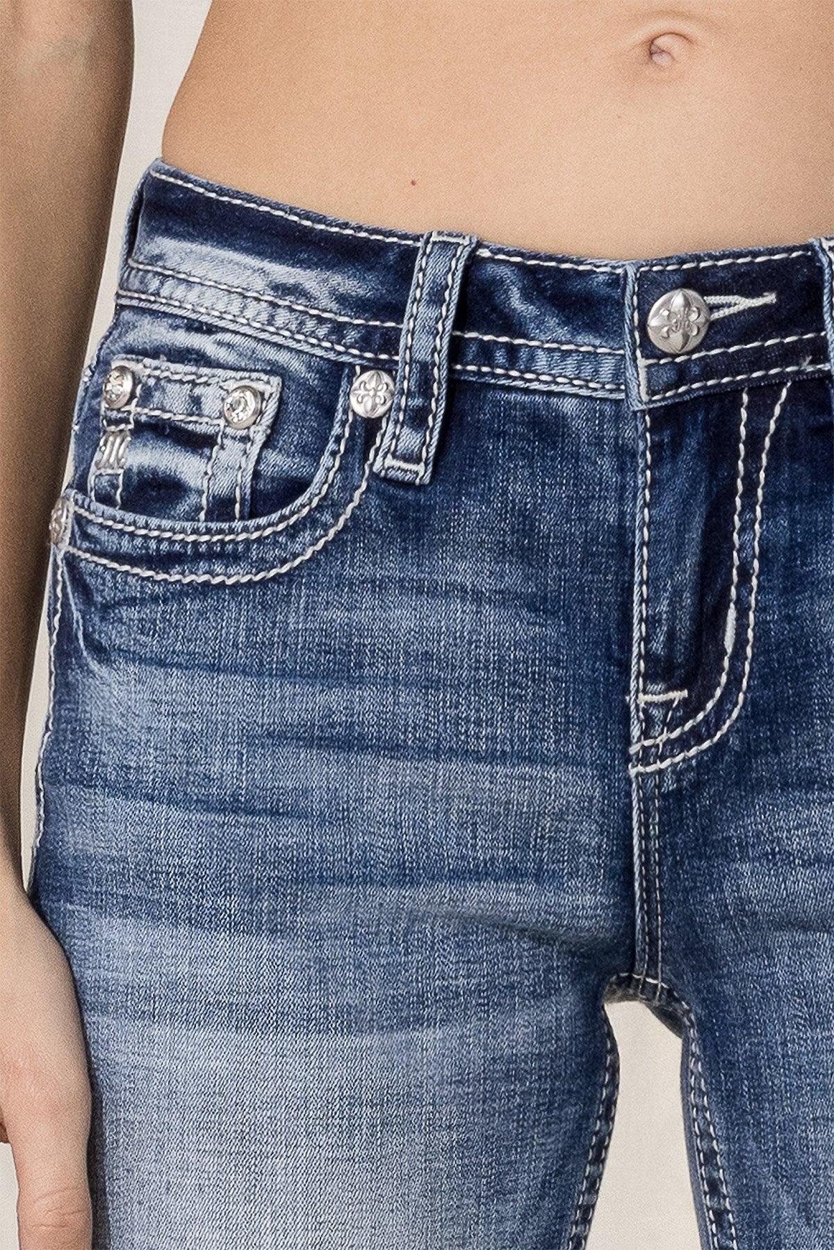 Modern Blowout Logo Skinny Jeans Product Image