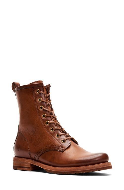 Frye Veronica Combat (Black Floral) Women's Lace-up Boots Product Image