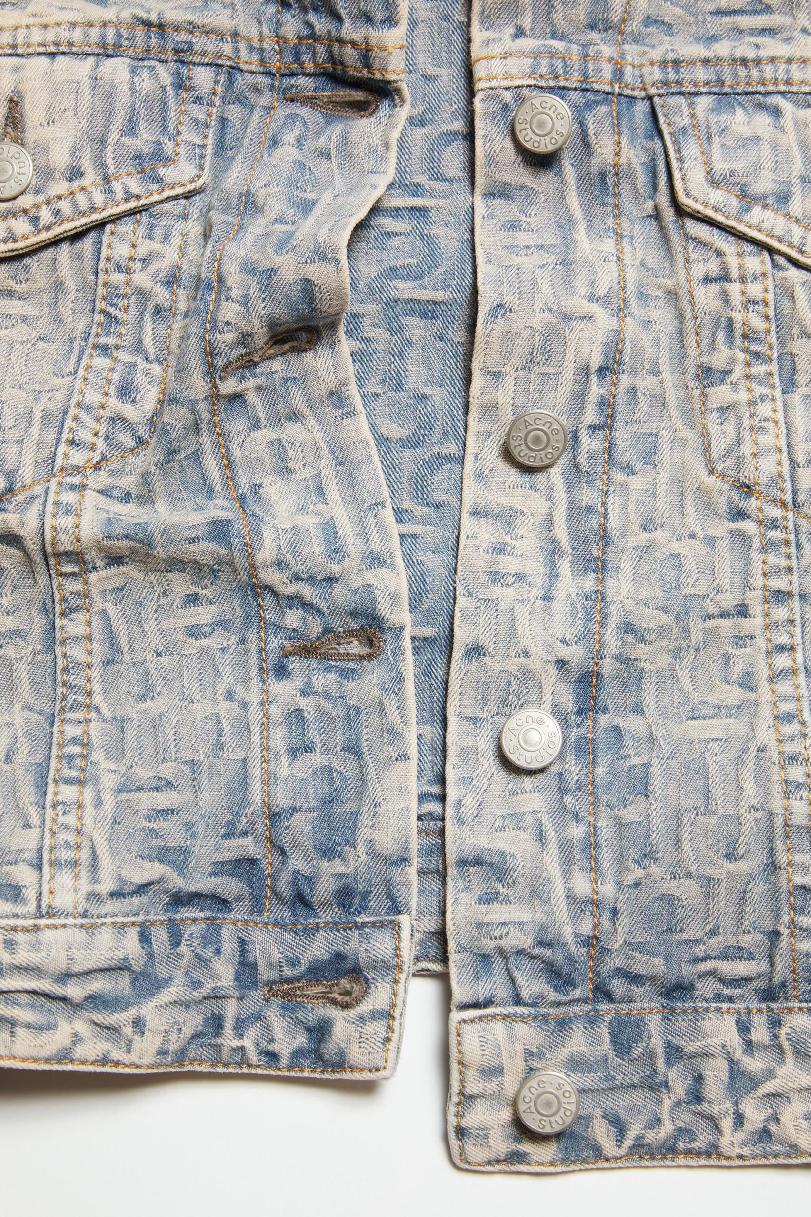 Monogram denim jacket - Fitted fit Product Image