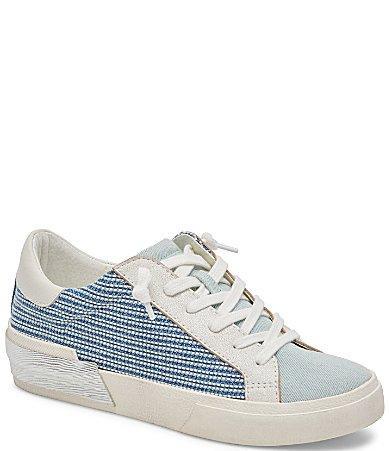 Dolce Vita Zina Dune Embossed Leather Retro Sneakers Product Image