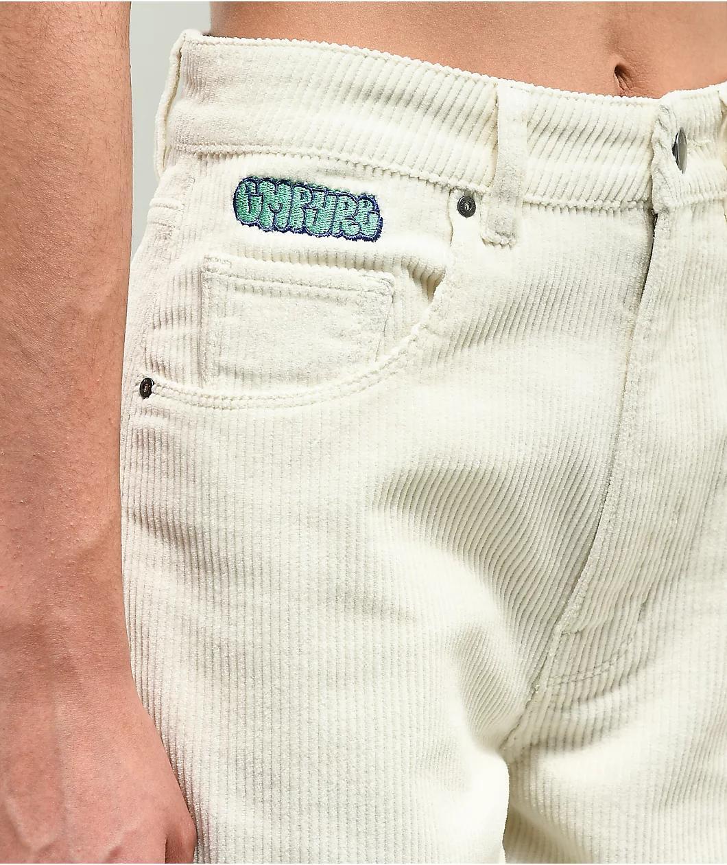 Empyre Tori Off-White Corduroy Skate Pants Product Image