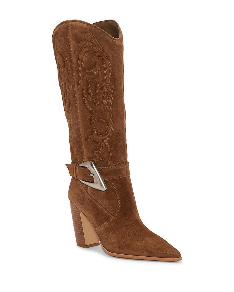 Vince Camuto Womens Bianca Buckled Western Boots Product Image