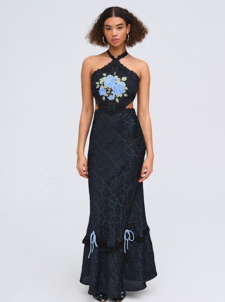 Mathilde Maxi Dress — Blue Product Image