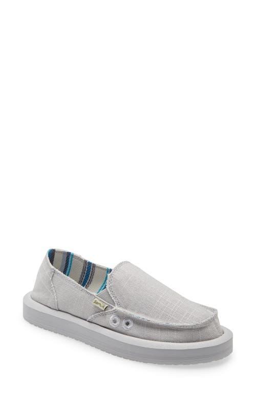 Sanuk Donna Soft Top Hemp (Grey) Women's Shoes Product Image