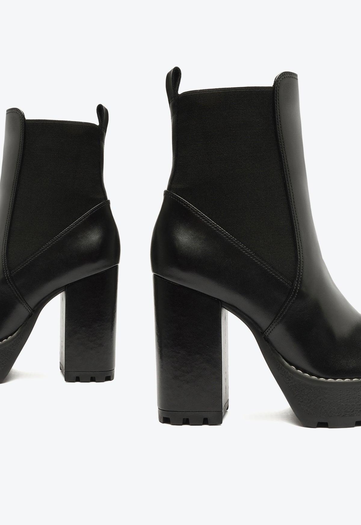 Billie Platform  Leather Bootie Product Image