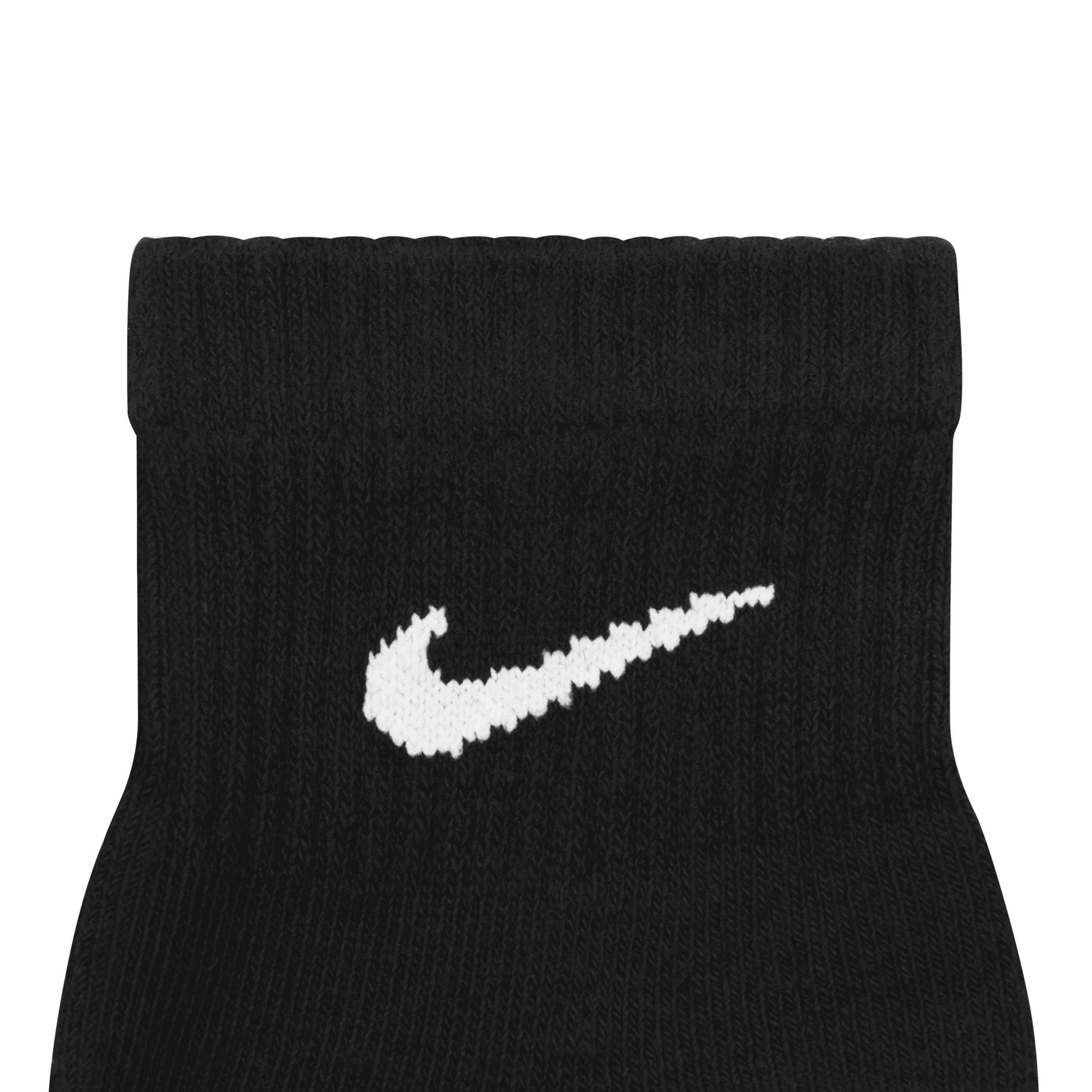 Men's Nike 6-Pack Everyday Plus Cushion Ankle Training Socks, Size: 6-8, Black Product Image