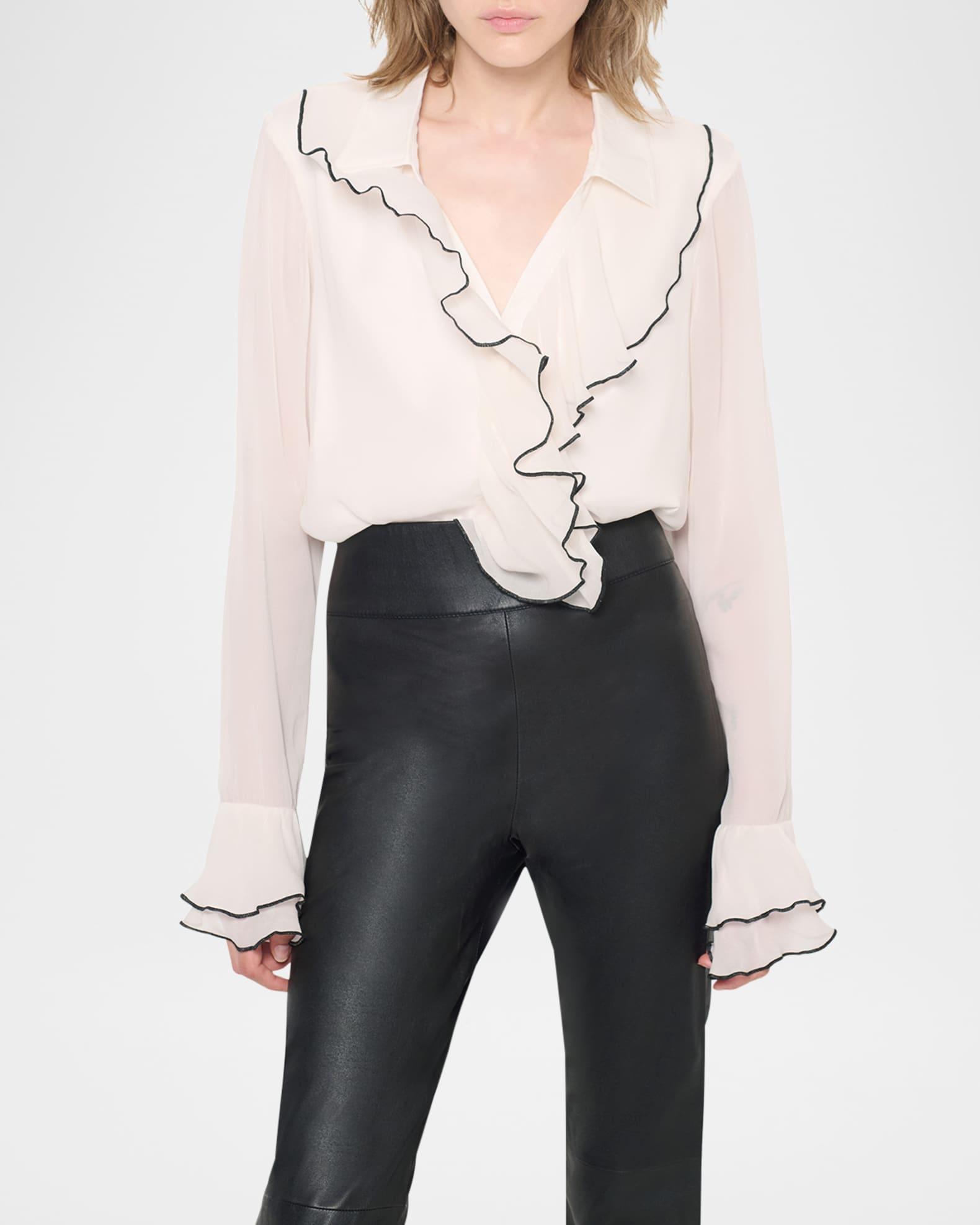 Nina Ruffle-Trim Blouse Product Image