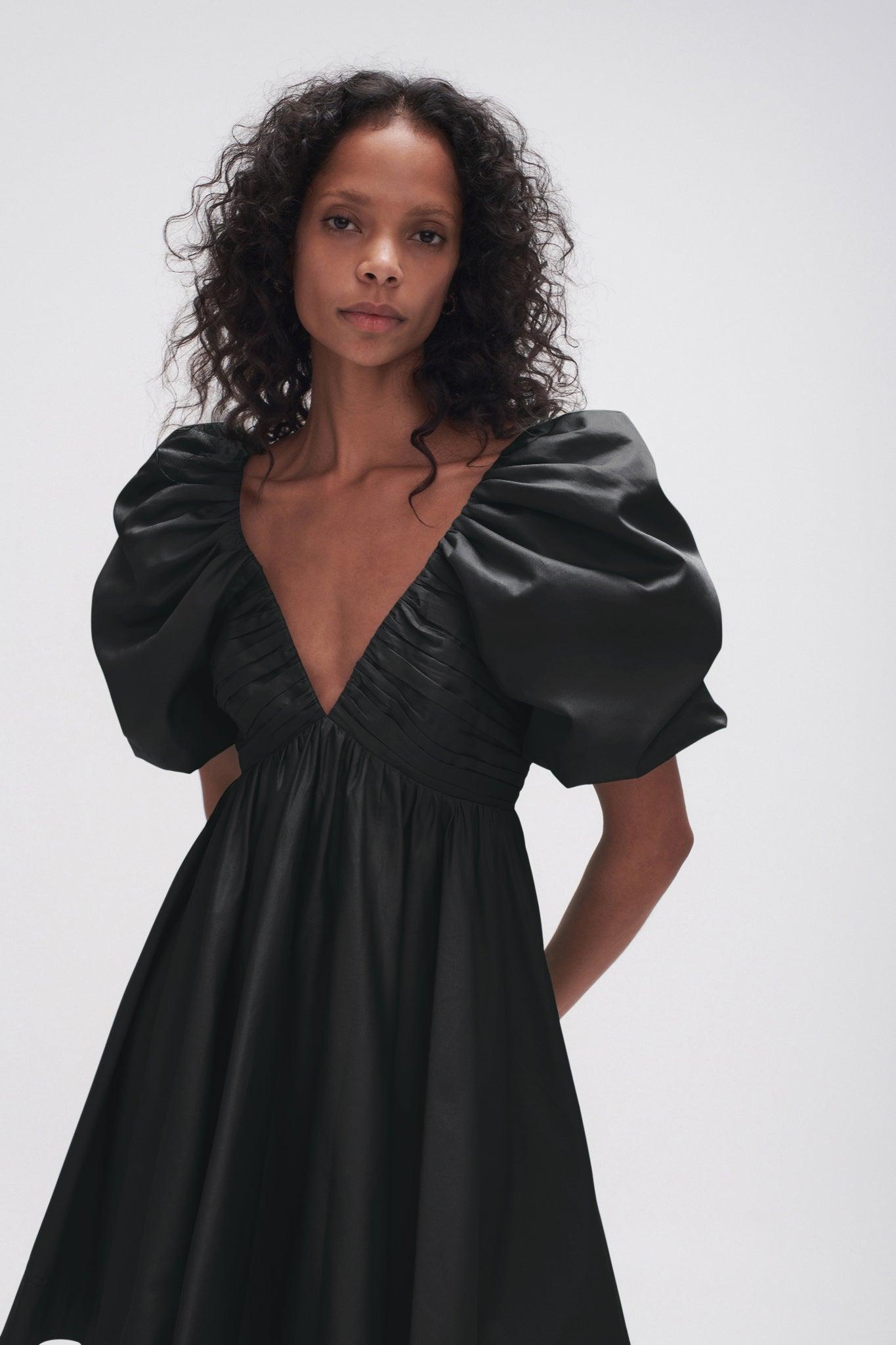Gabrielle Plunge Mini Dress Product Image