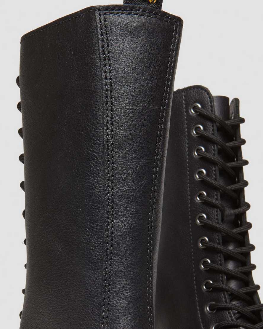 1B99 Pisa Leather Mid Calf Lace Up Boots Product Image