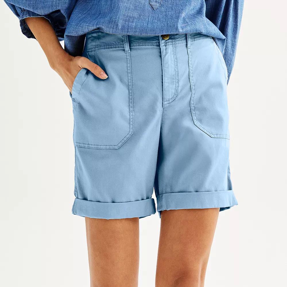 Women's Sonoma Goods For Life® Utility Bermuda Shorts, Size: XS, Baylee Peri Product Image